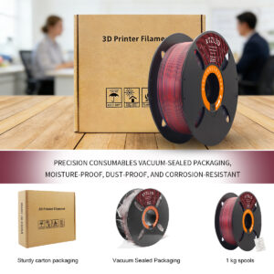 PLA Silk Dual-Color 3D Printer Filament 1.75mm 1KG - Dimoratic Coextrusion - Image 8